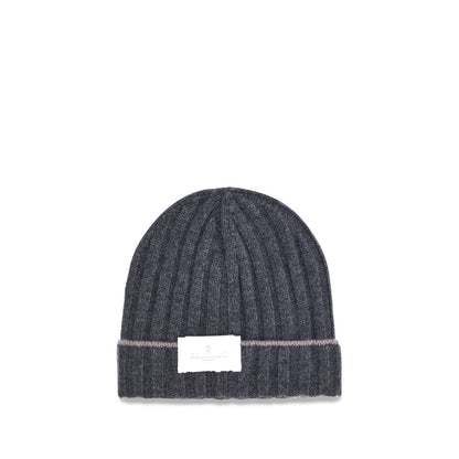 Brunello Cucinelli Gray Cashmere Beanie