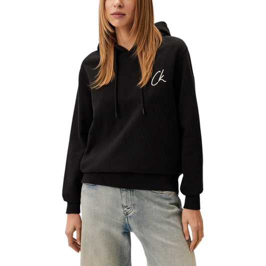 Calvin Klein Jeans Black Recycled Cotton Sweatshirt