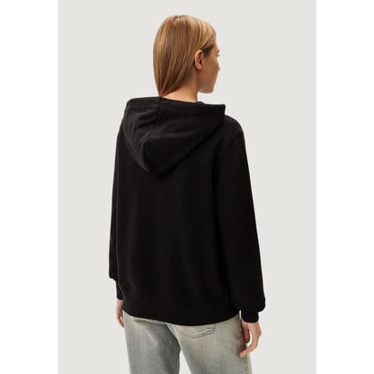 Calvin Klein Jeans Black Recycled Cotton Sweatshirt