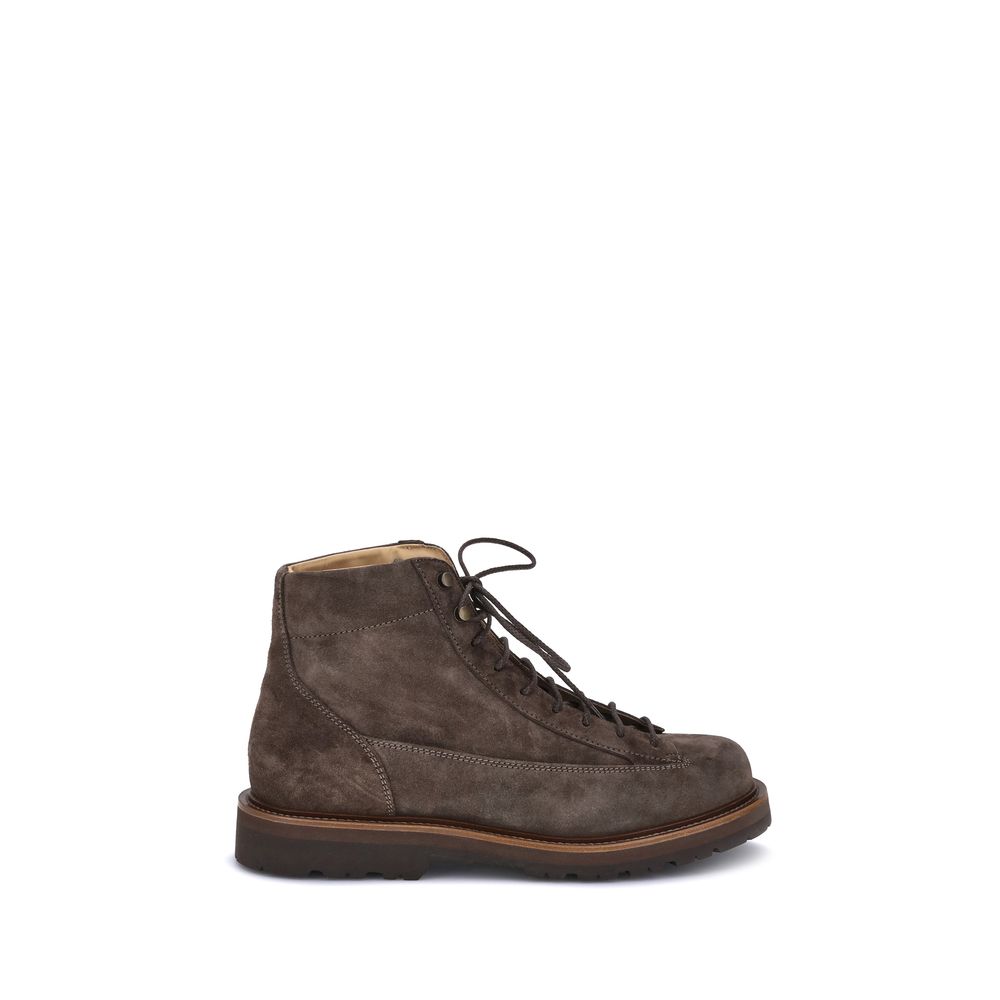 Brunello Cucinelli Suede Ankle Boots