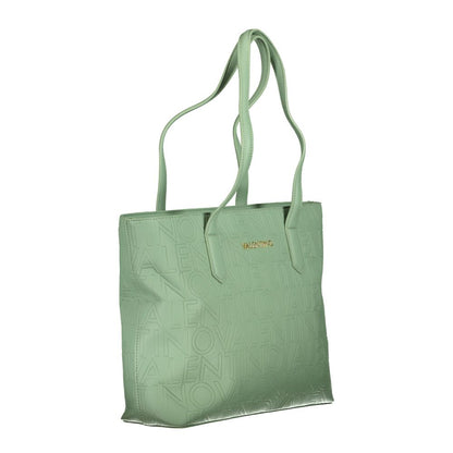 Valentino Green Polyethylene Handbag