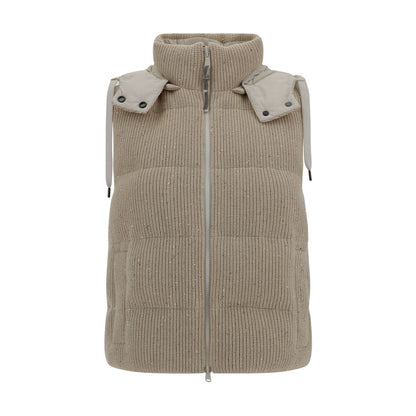 Brunello Cucinelli Hooded Down Vest