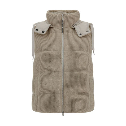 Brunello Cucinelli Hooded Down Vest