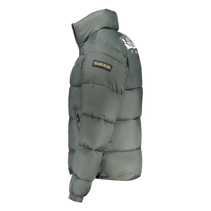 Napapijri Green Polyamide Men Jacket