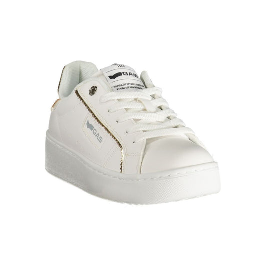Gas White Polyester Sneaker