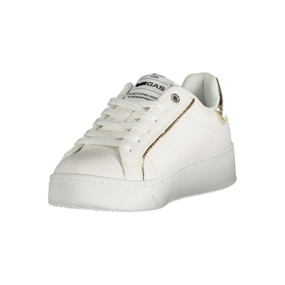 Gas White Polyester Sneaker