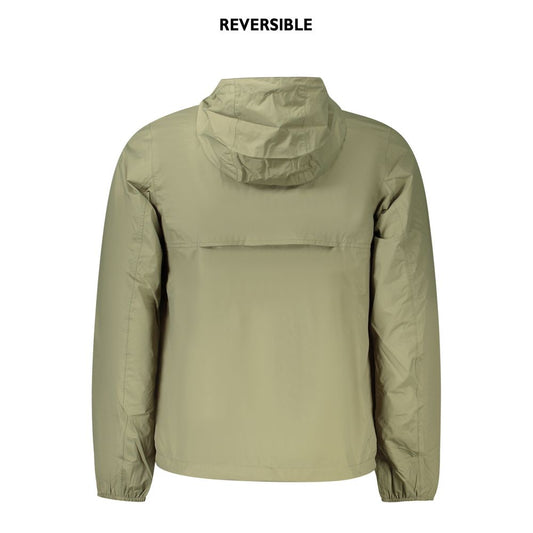K-WAY Green Recycled Nylon Men Jacket
