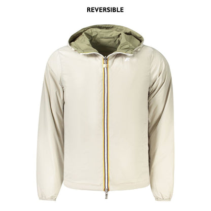 K-WAY Green Recycled Nylon Men Jacket