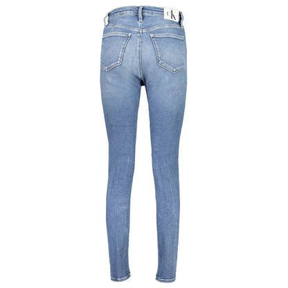 Calvin Klein Blue Cotton Women Jeans