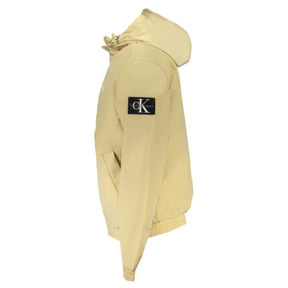 Calvin Klein Beige Recycled Polyester Men Jacket
