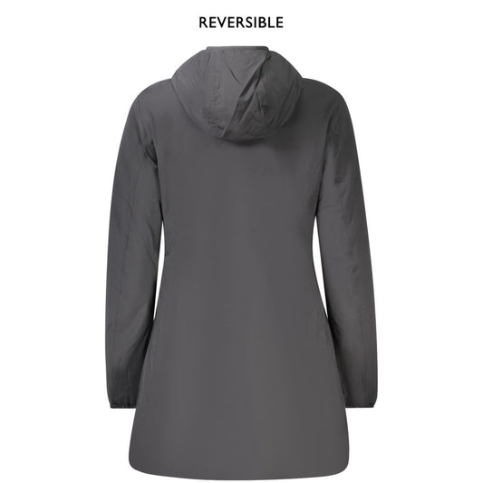 K-WAY Black Nylon Jackets & Coat