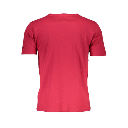 Gas Red Cotton T-Shirt