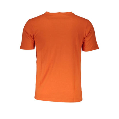 Gas Orange Cotton T-Shirt