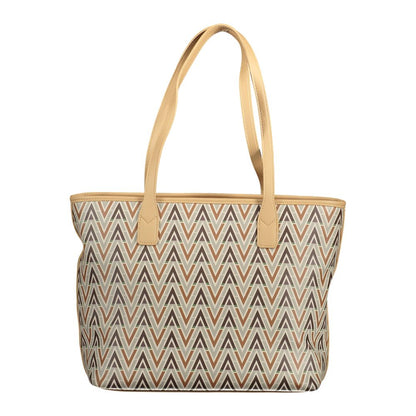 Mario Valentino Beige Polyurethane Women Handbag