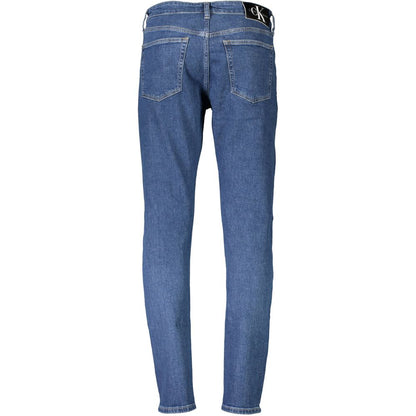 Calvin Klein Blue Cotton Men Jeans