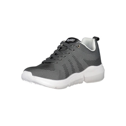 Gas Gray Artificial Leather Sneaker