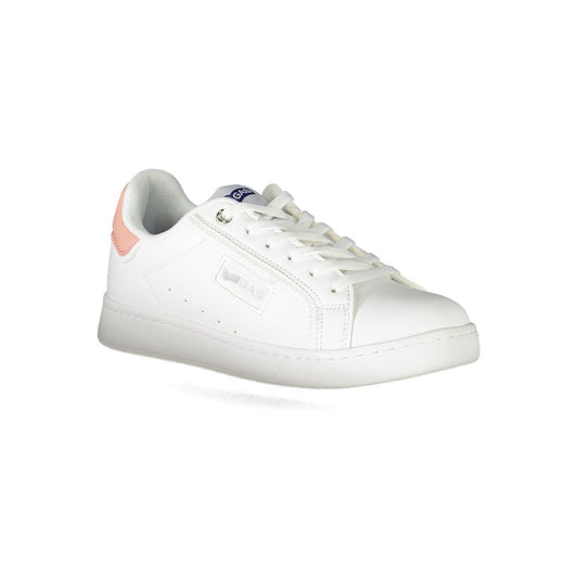 Gas White Polyester Sneaker