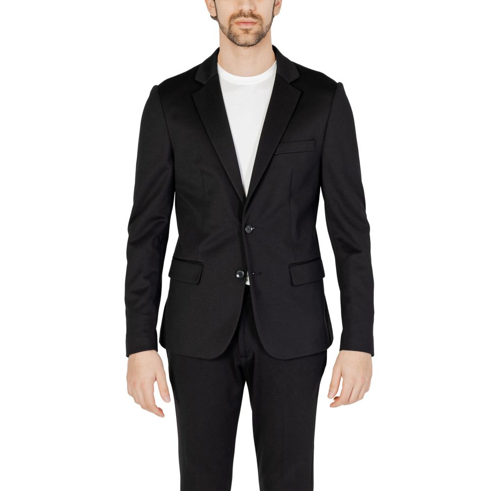 Antony Morato Black Polyester Blazer