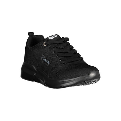 Gas Black Artificial Leather Sneaker