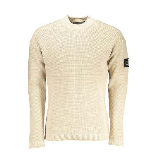 Calvin Klein Beige Cotton Sweater