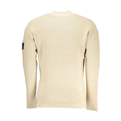 Calvin Klein Beige Cotton Sweater