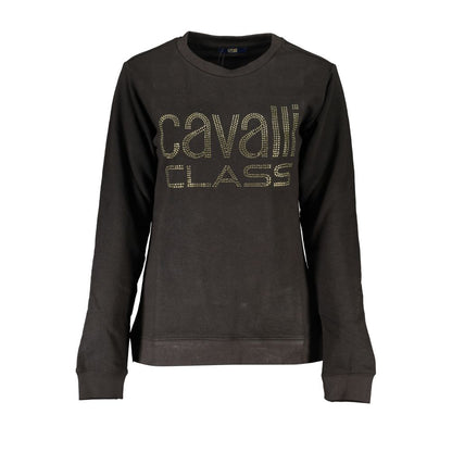 Cavalli Class Black Cotton Women Sweater