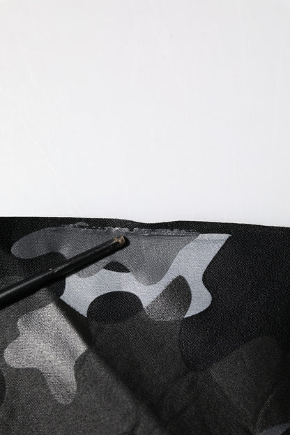 Dolce & Gabbana Black Camouflage Pullover Sweatshirt Sweater