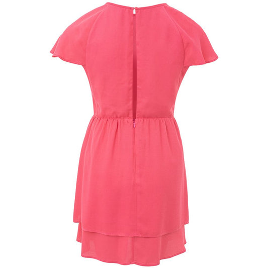 Armani Exchange Fuchsia Viscose Casual Dress