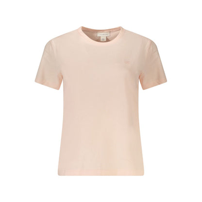 Calvin Klein Pink Cotton Women T-Shirt