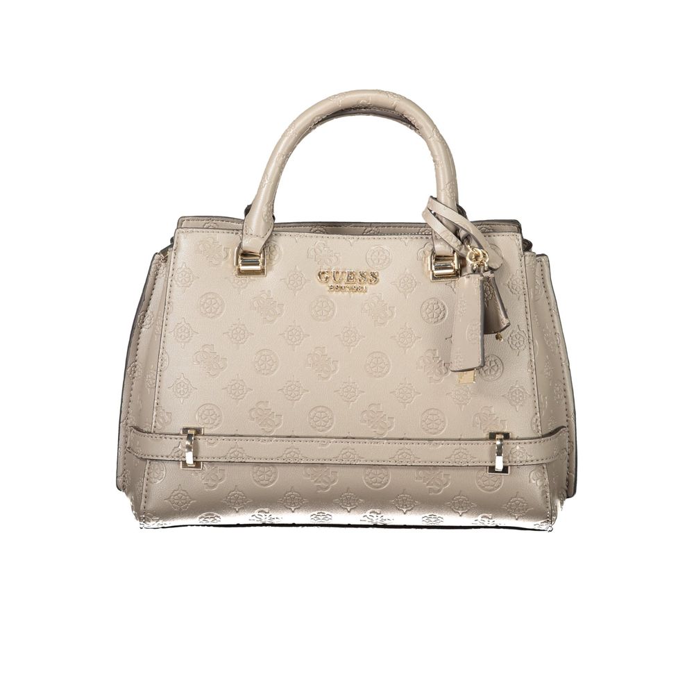 Guess Jeans Beige Polyurethane Women Handbag