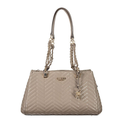 Guess Jeans Marrone Polyurethane Women Handbag