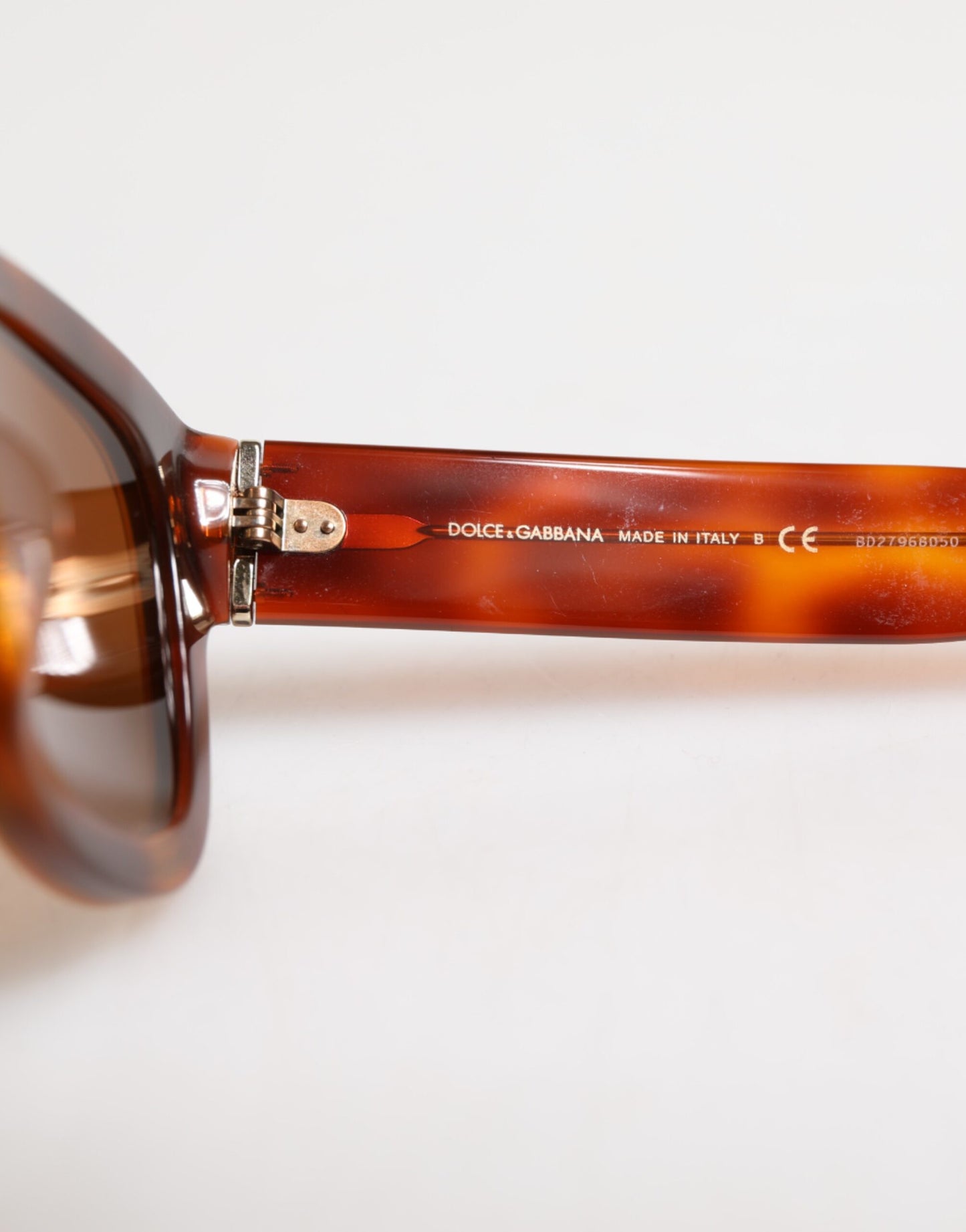 Dolce & Gabbana Green Brown Marbled Acetate DG4379-F Eyewear Sunglasses