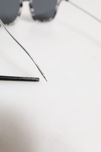 Dolce & Gabbana Gray Havana Acetate Square DG4327 Eyewear Sunglasses