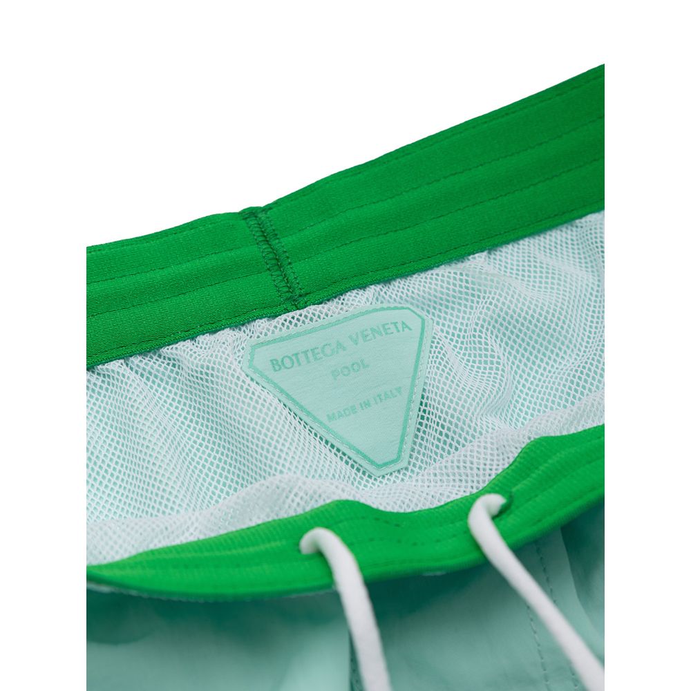 Bottega Veneta Turquoise Polyamide Swim Shorts