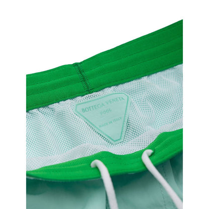 Bottega Veneta Turquoise Polyamide Swim Shorts