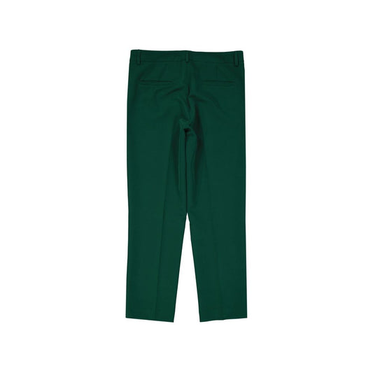 BLANCA VITA Green Elastane Cropped Pants