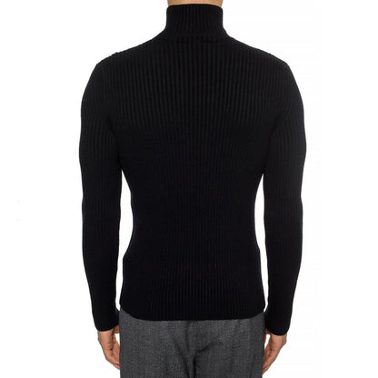 Balenciaga Cashmere Blend Rib Knit Turtleneck