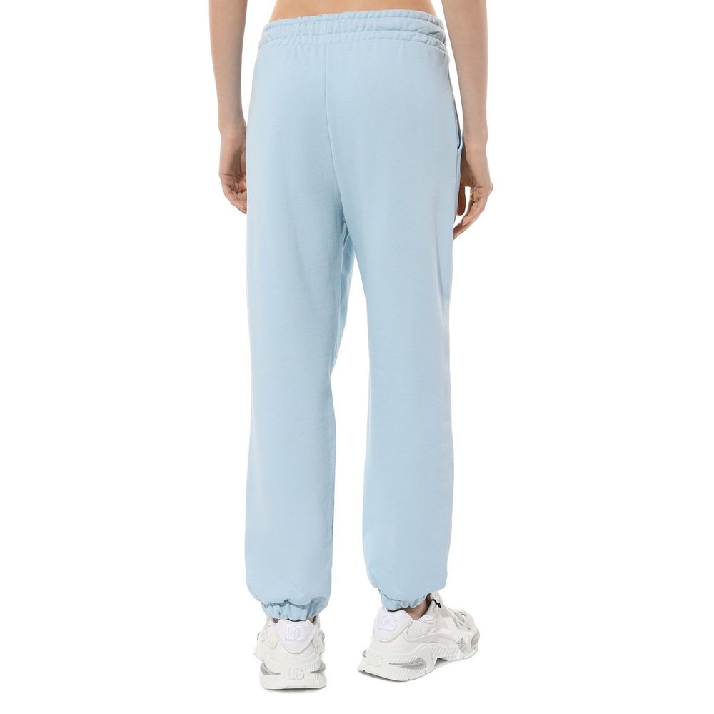 Comme Des Fuckdown Blue Cotton Women Sweatpant