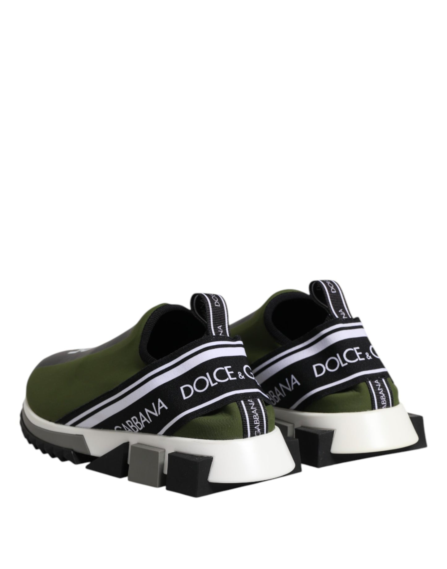 Dolce & Gabbana Green Logo Low Top Sorrento Men Sneakers Shoes