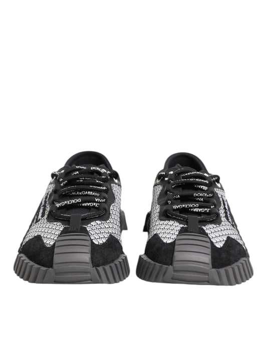 Dolce & Gabbana Multicolor Lace Up Low Top NS1 Sneakers Shoes