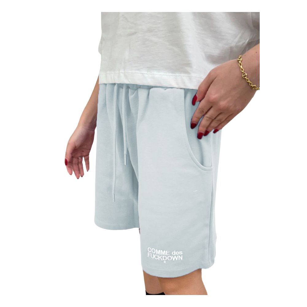 Comme Des Fuckdown Gray Cotton Short