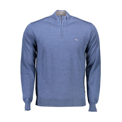Harmont & Blaine Blu Wool Men Sweater