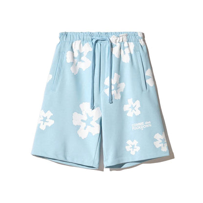Comme Des Fuckdown Blue Cotton Short