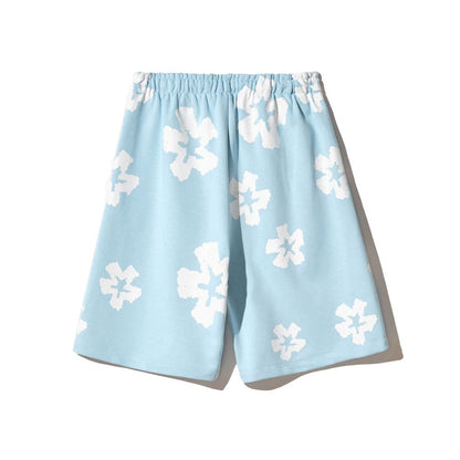 Comme Des Fuckdown Blue Cotton Short