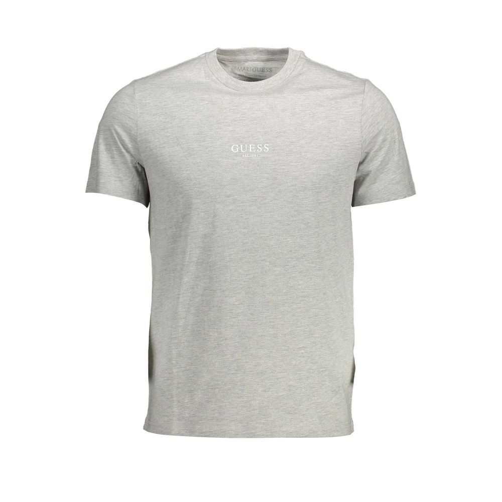 Guess Jeans Grigio Organic Cotton Men T-Shirt