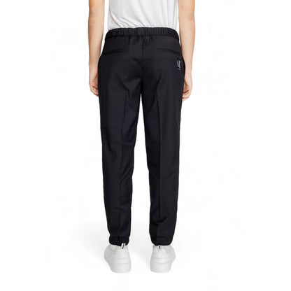 Armani Exchange Black Polyester Pant