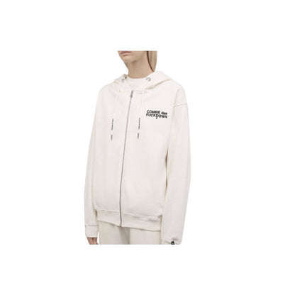 Comme Des Fuckdown White Cotton Women Sweater