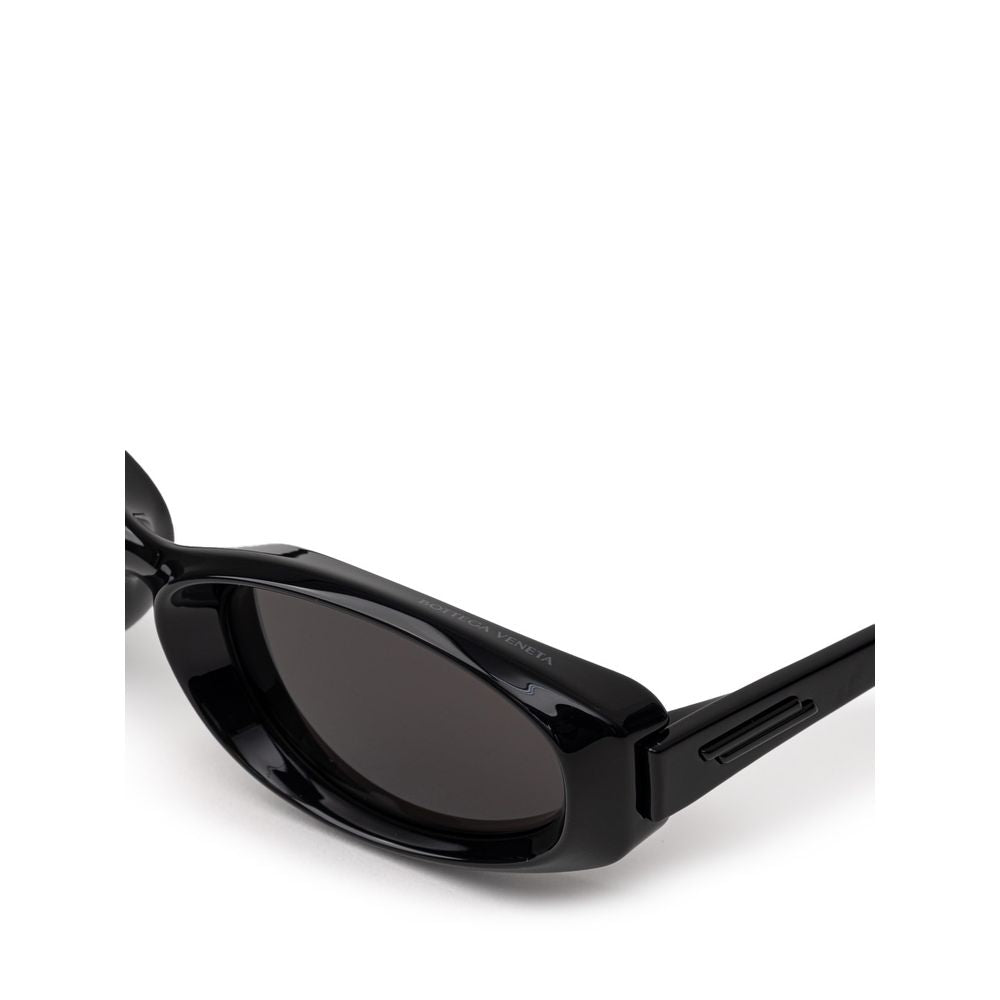 Bottega Veneta Black Acetate Sunglasses