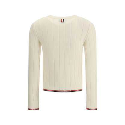 Thom Browne Beige Fleece Wool Sweatshirt