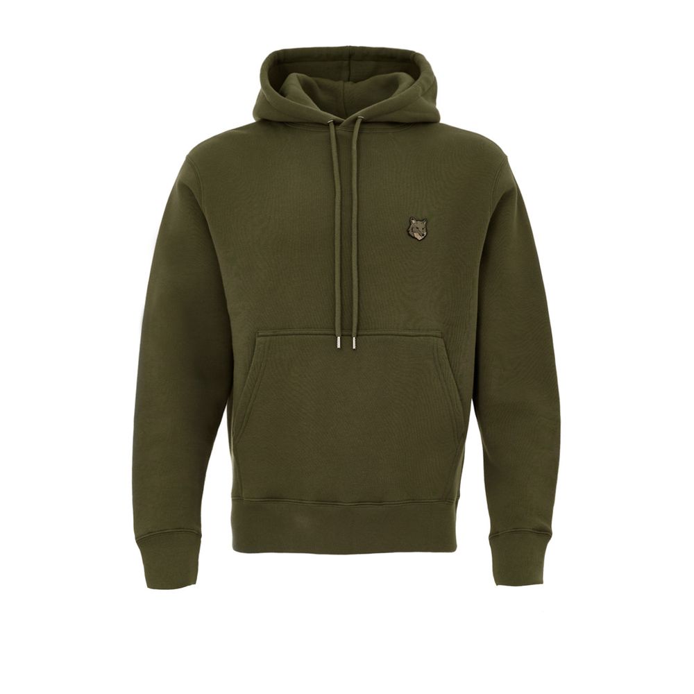Maison Kitsuné Green Cotton Hoody